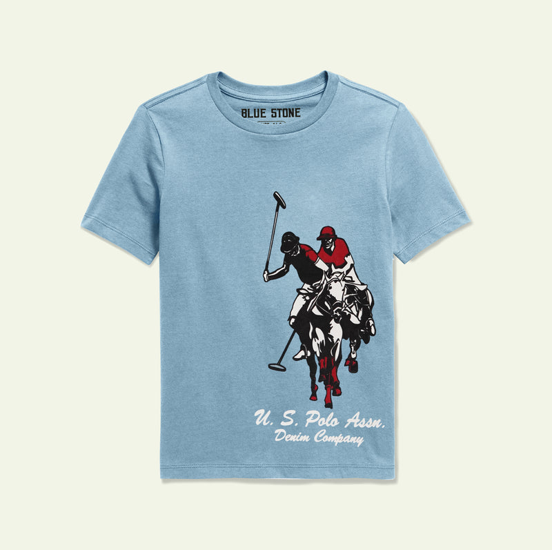 Boys T-Shirt Blue Stone