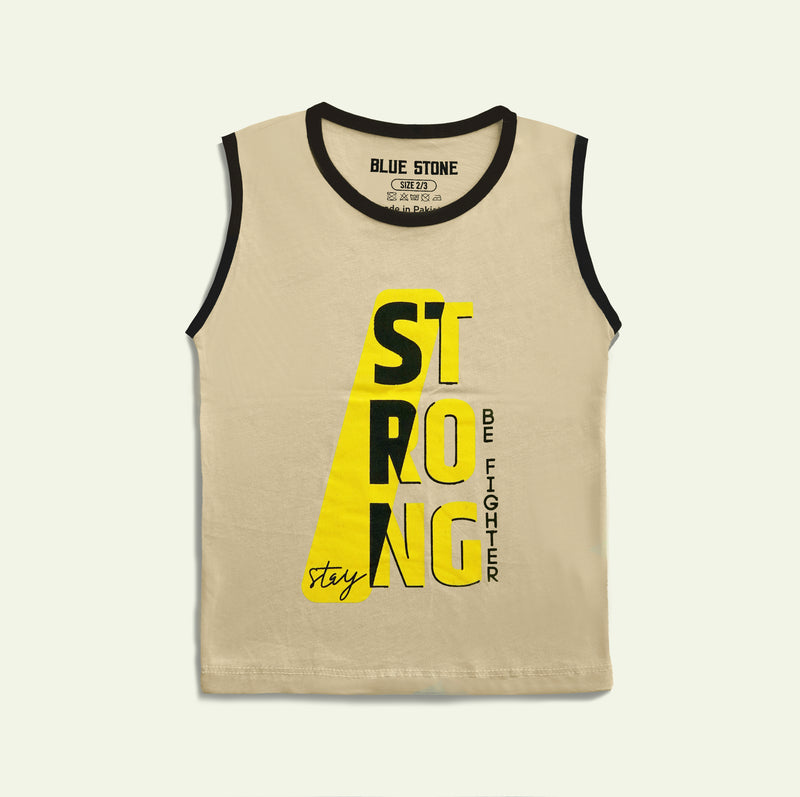 Boys Tank Top Blue Stone