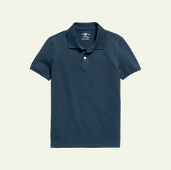 Men Polo Blue Stone