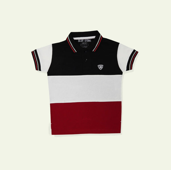 Boys Polo Blue Stone